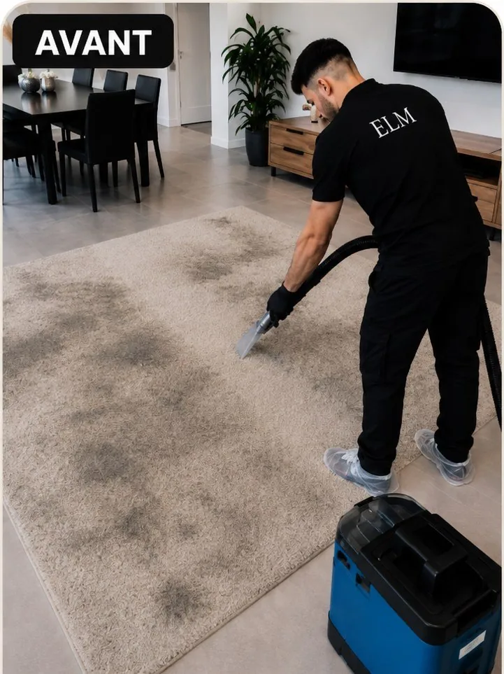 Tapis avant nettoyage